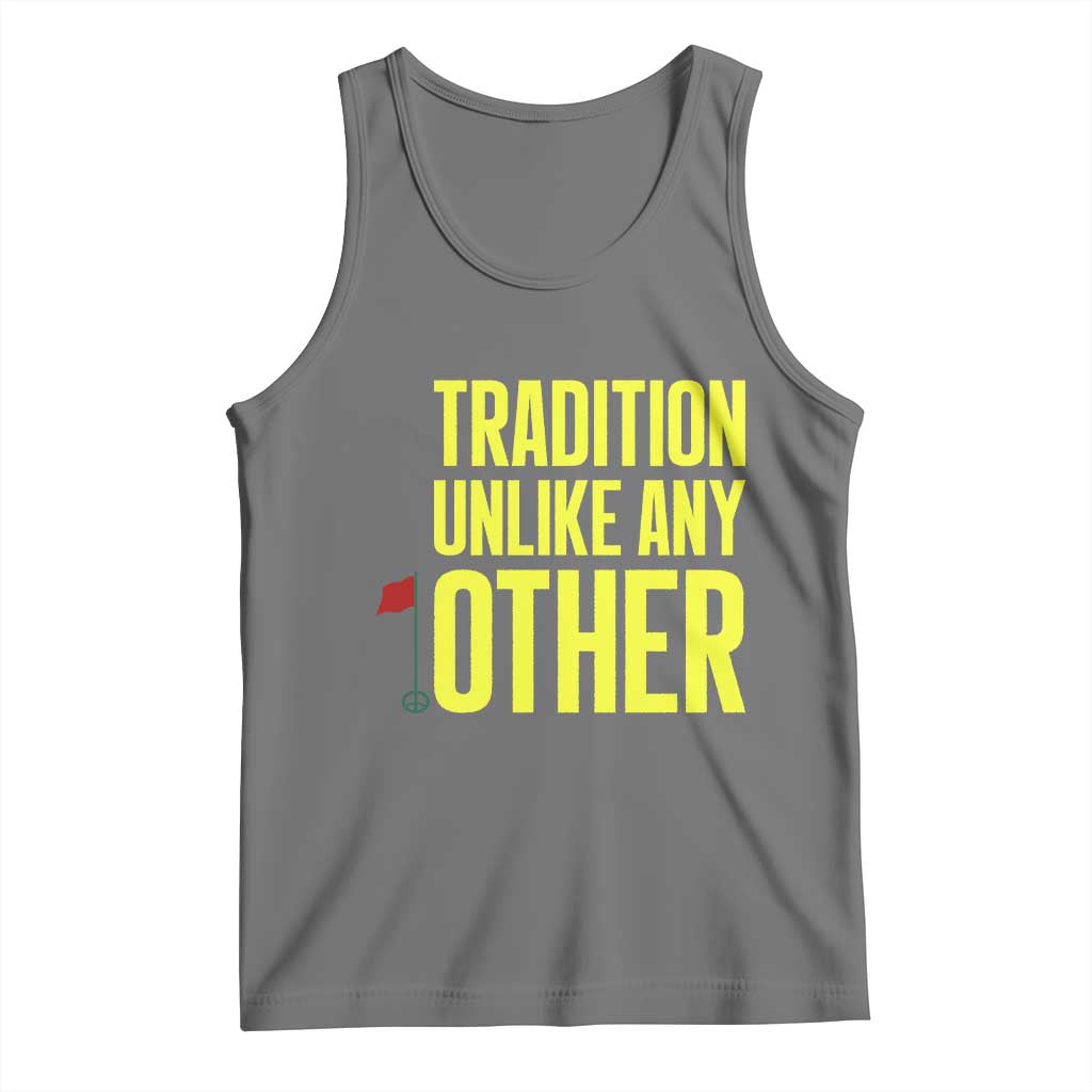 Tradition Unlike Any Other Georgia Golfing Tank Top for Golf Lover Augusta Sports TS02 Black Heather Print Your Wear