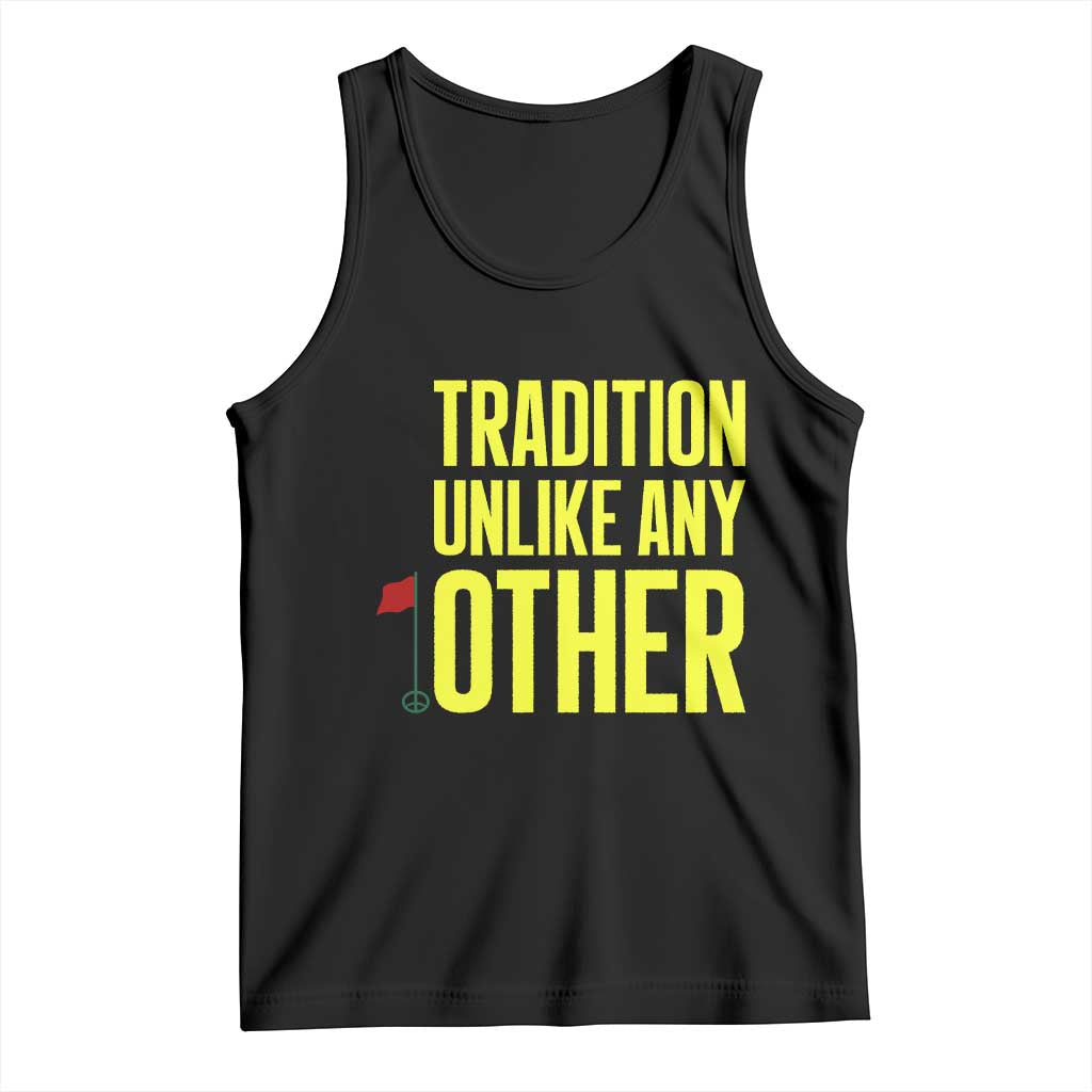 Tradition Unlike Any Other Georgia Golfing Tank Top for Golf Lover Augusta Sports TS02 Black Print Your Wear