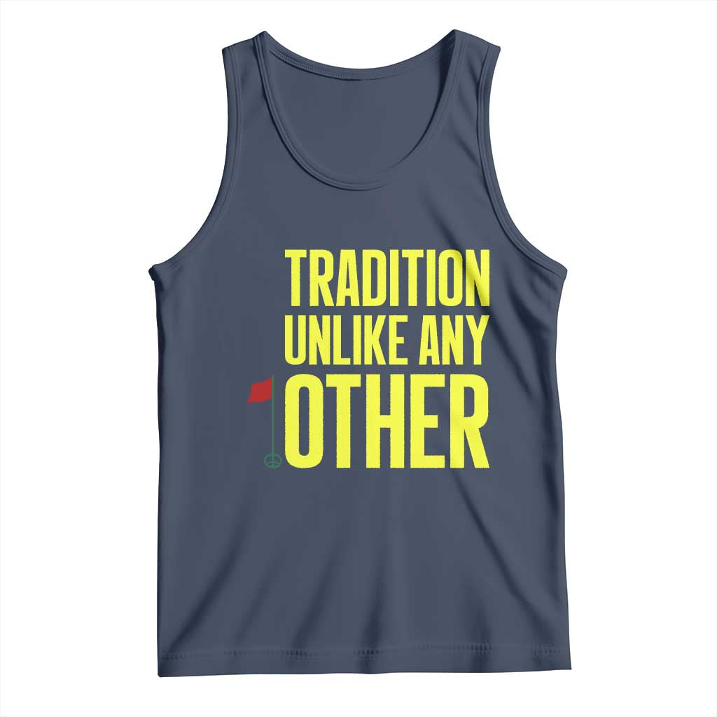 Tradition Unlike Any Other Georgia Golfing Tank Top for Golf Lover Augusta Sports TS02 Navy Print Your Wear