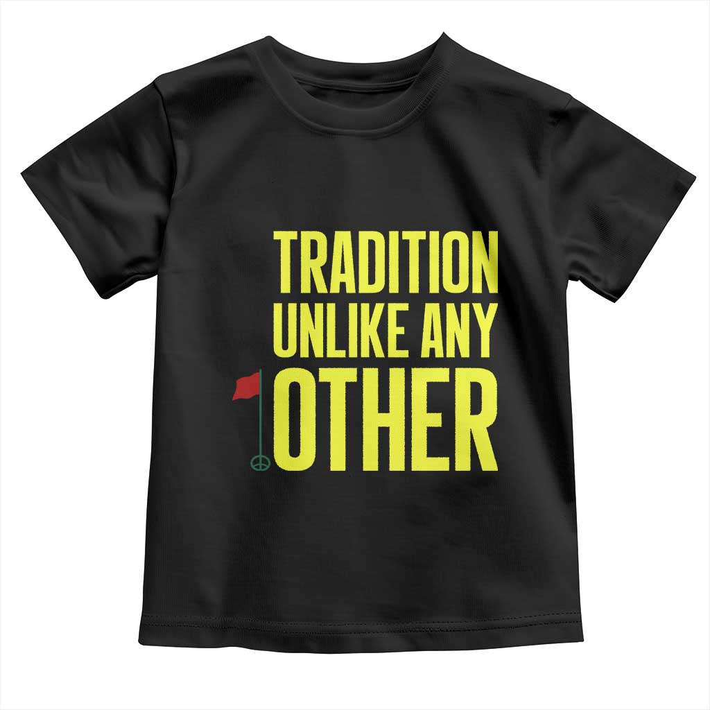 Tradition Unlike Any Other Georgia Golfing Toddler T Shirt for Golf Lover Augusta Sports TS02 Black Print Your Wear