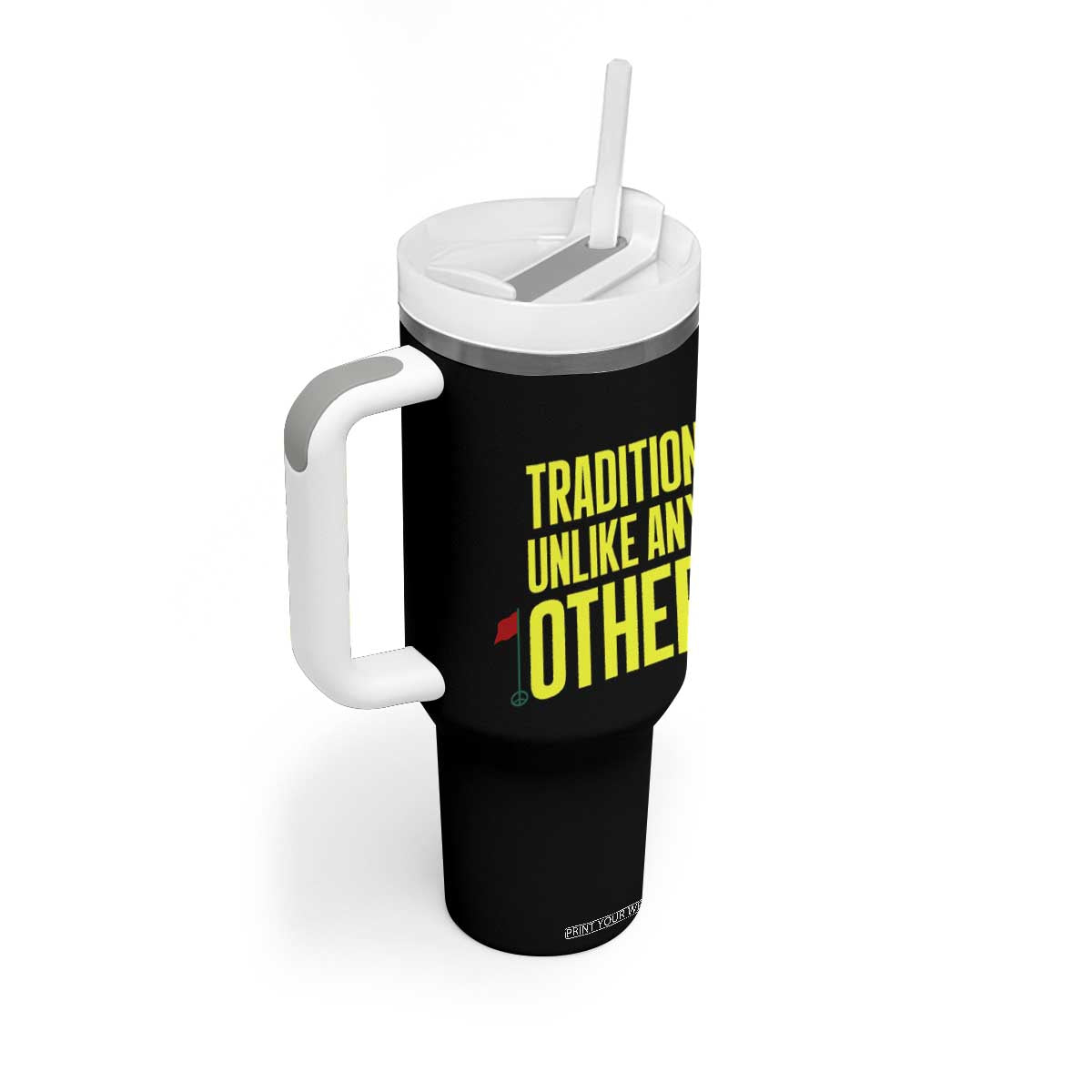 Tradition Unlike Any Other Georgia Golfing Tumbler With Handle for Golf Lover Augusta Sports TS02 Print Your Wear
