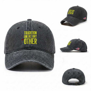 Tradition Unlike Any Other Georgia Golfing Washed Cotton Baseball Cap for Golf Lover Augusta Sports TS02 Washed Cap Universal Fit Dark Gray Print Your Wear