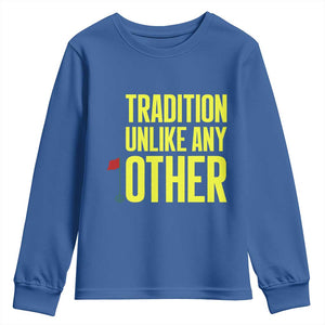 Tradition Unlike Any Other Georgia Golfing Youth Sweatshirt for Golf Lover Augusta Sports TS02 Royal Blue Print Your Wear