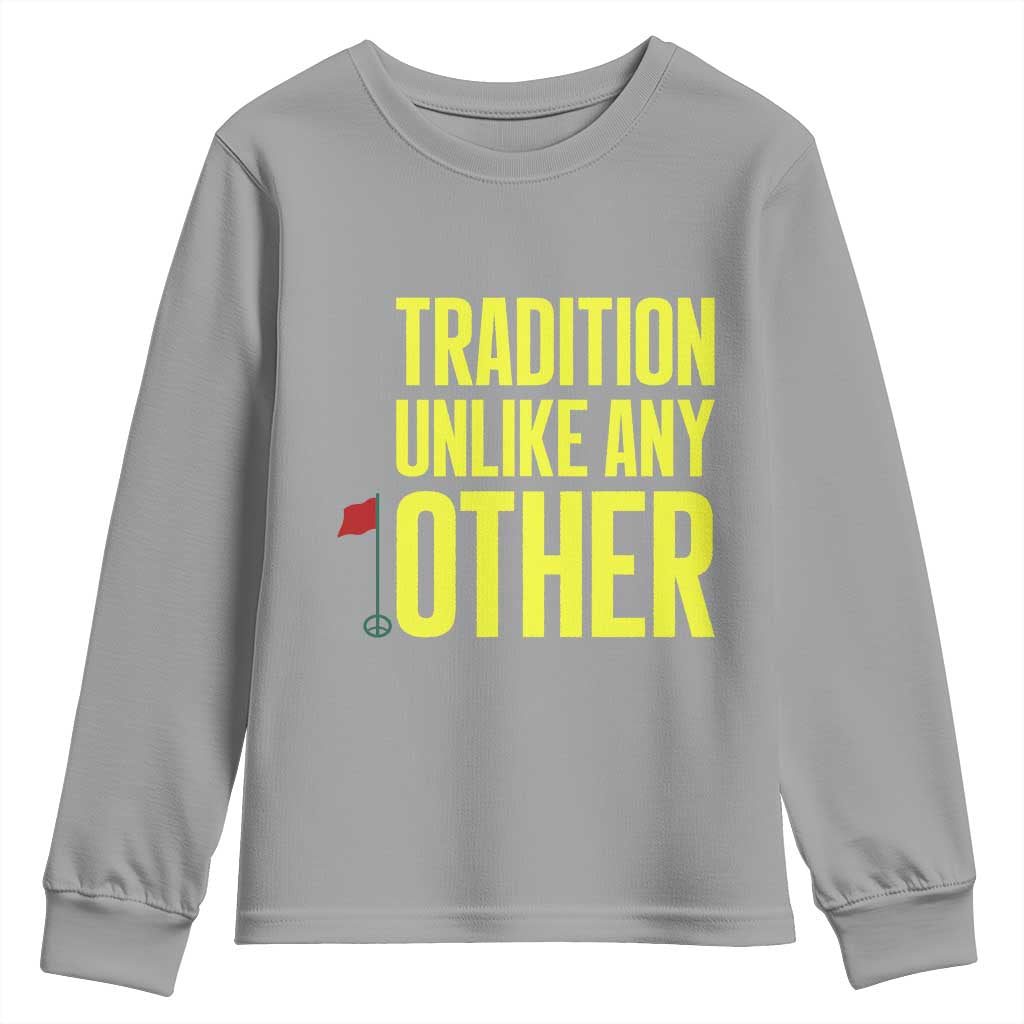 Tradition Unlike Any Other Georgia Golfing Youth Sweatshirt for Golf Lover Augusta Sports TS02 Sport Gray Print Your Wear