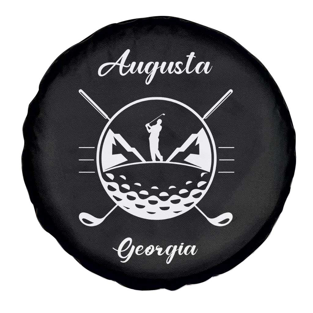 Augusta Georgia Golfing Lover Spare Tire Cover Southern Sports Traditions Retro Varsity Golf Fan TS02 Print Your Wear