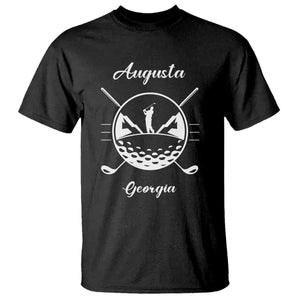 Augusta Georgia Golfing Lover T Shirt Southern Sports Traditions Retro Varsity Golf Fan TS02 Black Print Your Wear