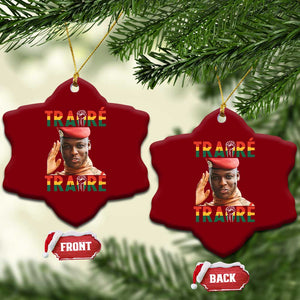 Traoré 2025 Ceramic Ornament African President Burkina Faso TS02 Print Your Wear