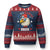 WTF Is A Kilometer Bruh Ugly Christmas Sweater Funny Patriotic American Bald Eagle TS02 Navy Red Print Your Wear
