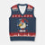 WTF Is A Kilometer Bruh V-Neck Knit Sweater Vest Funny Patriotic American Bald Eagle TS02 Navy Red Print Your Wear