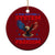 The Metric System Can't Measure Freedom Ceramic Ornament Funny Patriotic Eagle 4th of July USA Flag TS02 1pc Red Print Your Wear