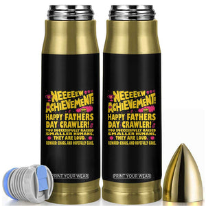 New Achievement Happy Fathers Day Crawler Bullet Tumbler Funny Gamer Dad LitRPG Gaming Milestone