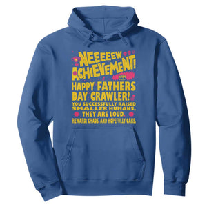 New Achievement Happy Fathers Day Crawler Hoodie Funny Gamer Dad LitRPG Gaming Milestone