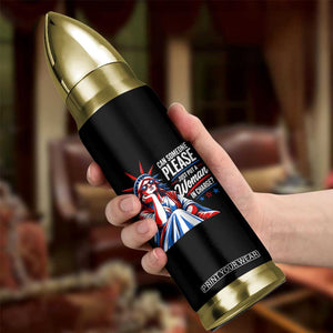 Patriotic Lady Liberty Feminist Graphic Bullet Tumbler Can Someone Please Just Put A Woman In Charge Funny Feminism