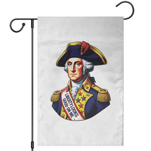 George Washington Patriotic History Graphic Garden Flag Liberty Looks Good On Me 4th of July Founding Father Humor