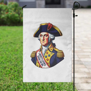 George Washington Patriotic History Graphic Garden Flag Liberty Looks Good On Me 4th of July Founding Father Humor