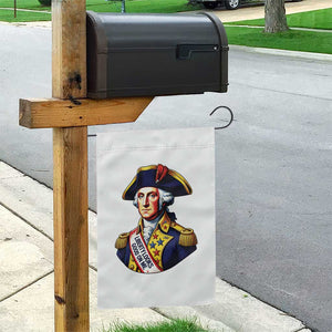 George Washington Patriotic History Graphic Garden Flag Liberty Looks Good On Me 4th of July Founding Father Humor