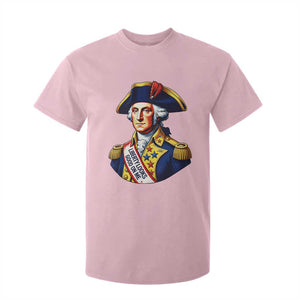 George Washington Patriotic History Graphic T Shirt For Kid Liberty Looks Good On Me 4th of July Founding Father Humor