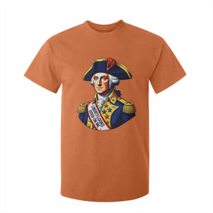 George Washington Patriotic History Graphic T Shirt For Kid Liberty Looks Good On Me 4th of July Founding Father Humor