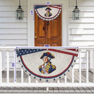 George Washington History Graphic Patriotic Fan Flag Liberty Looks Good On Me 4th of July Founding Father Humor