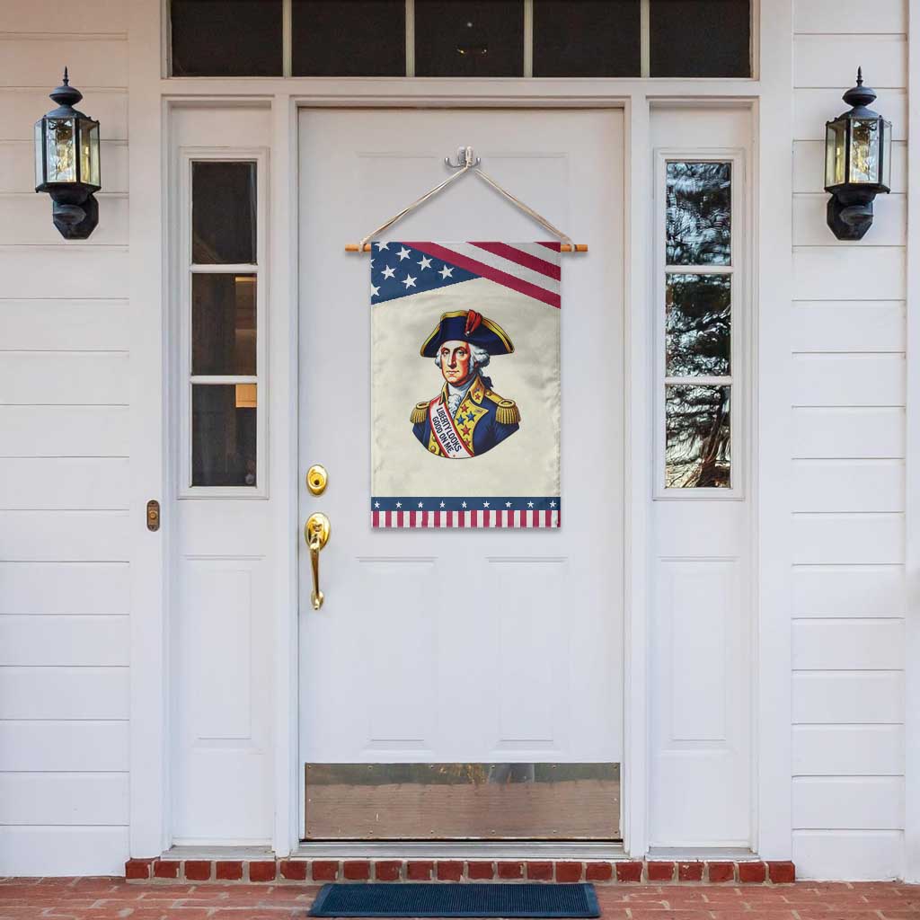 George Washington History Graphic Patriotic Garden Flag Liberty Looks Good On Me 4th of July Founding Father Humor