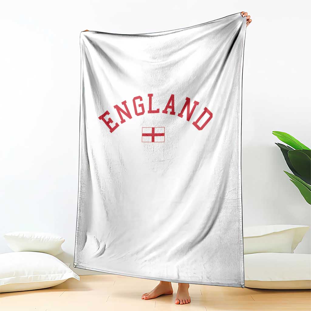 Vintage England Flag Pride Throw Blanket Patriotic St Georges Cross Heritage