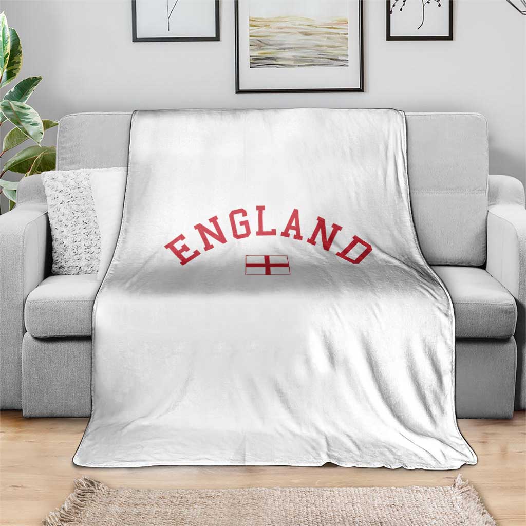 Vintage England Flag Pride Throw Blanket Patriotic St Georges Cross Heritage