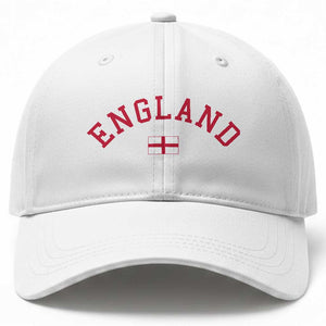 Vintage England Flag Pride Baseball Cap Patriotic St Georges Cross Heritage