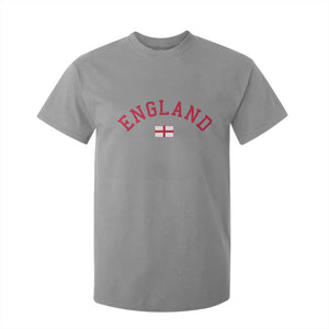 Vintage England Flag Pride T Shirt For Kid Patriotic St Georges Cross Heritage