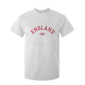 Vintage England Flag Pride T Shirt For Kid Patriotic St Georges Cross Heritage