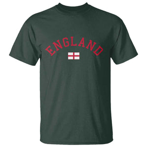 Vintage England Flag Pride T Shirt Patriotic St Georges Cross Heritage