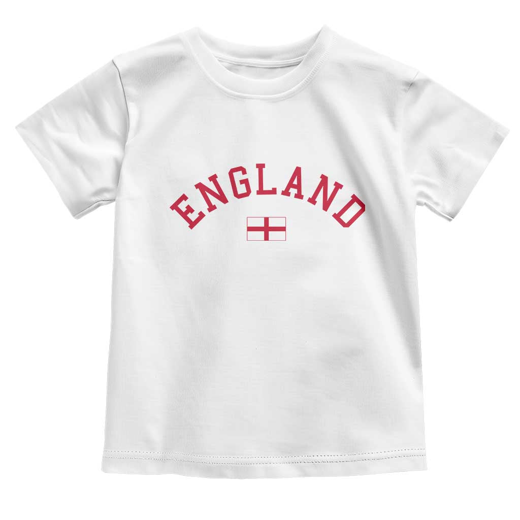 Vintage England Flag Pride Toddler T Shirt Patriotic St Georges Cross Heritage