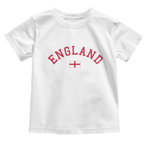 Vintage England Flag Pride Toddler T Shirt Patriotic St Georges Cross Heritage