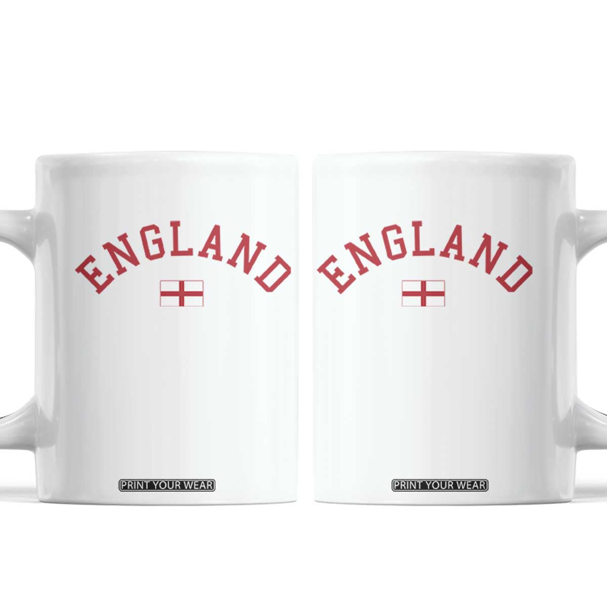 Vintage England Flag Pride Coffee Mug Patriotic St Georges Cross Heritage