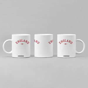 Vintage England Flag Pride Coffee Mug Patriotic St Georges Cross Heritage