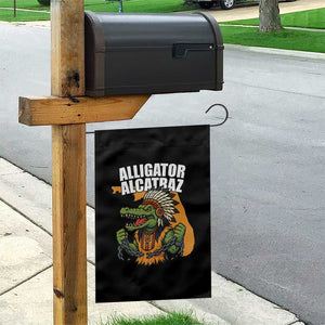Native Alligator Alcatraz Garden Flag Florida Gator Break The Chain TS02 Print Your Wear