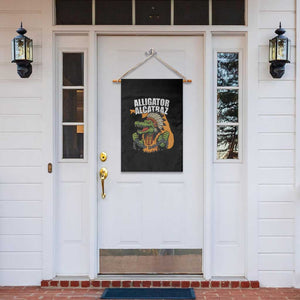 Native Alligator Alcatraz Garden Flag Florida Gator Break The Chain TS02 Print Your Wear