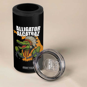 Native Alligator Alcatraz 4 in 1 Can Cooler Tumbler Florida Gator Break The Chain TS02 Print Your Wear