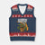Native Alligator Alcatraz V-Neck Knit Sweater Vest Florida Gator Break The Chain TS02 Navy Red Print Your Wear