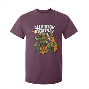 Native Alligator Alcatraz T Shirt For Kid Florida Gator Break The Chain TS02 Maroon Print Your Wear