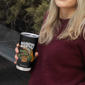 Native Alligator Alcatraz Tumbler Cup Florida Gator Break The Chain TS02 Print Your Wear