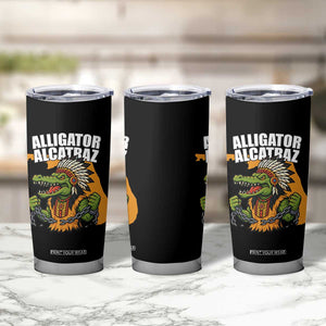 Native Alligator Alcatraz Tumbler Cup Florida Gator Break The Chain TS02 Print Your Wear