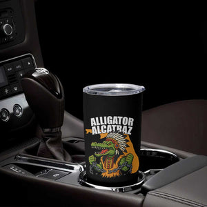 Native Alligator Alcatraz Tumbler Cup Florida Gator Break The Chain TS02 Print Your Wear