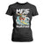 Christmas in Hawaii T Shirt For Women Mele Kalikimaka Hawaiian Tropical Surfing Santa TS02 Black Print Your Wear