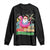 Christmas in Hawaii Long Sleeve Shirt Mele Kalikimaka Hawaiian Tropical Beach Santa TS02 Black Print Your Wear