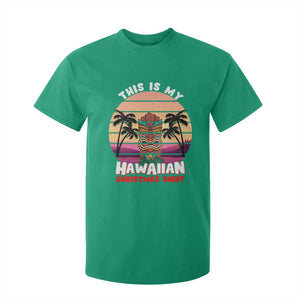 Christmas in Hawaii T Shirt For Kid This Is My Hawaiian Tiki Retro Tropical Vibe TS02 Irish Green Print Your Wear