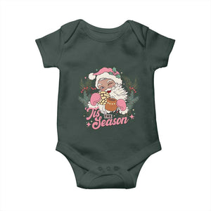 Retro Pink Santa Baby Onesie Tis The Season Feliz Navidad Latin America Mexican Christmas TS02 Print Your Wear