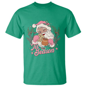 Retro Pink Santa T Shirt Tis The Season Feliz Navidad Latin America Mexican Christmas TS02 Irish Green Print Your Wear