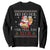 Funny Mexican Santa Drinking Sweatshirt Ho Ho Hol Mir Mal Ein Bier Hold Me A Beer Xmas Party TS02 Black Print Your Wear