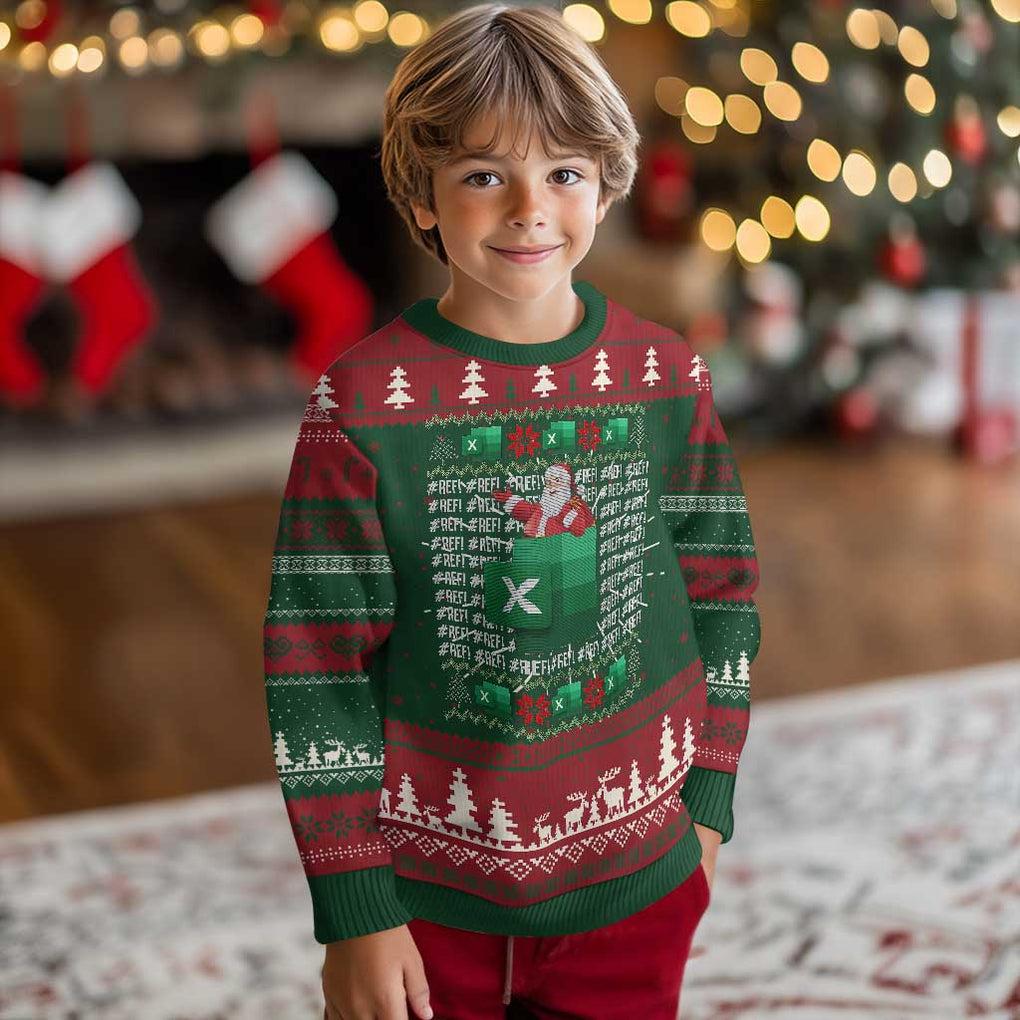 Funny Xmas Accountant Ugly Christmas Sweater Excel REF Error Spreadsheet Santa Gift TS02 Christmas Print Your Wear