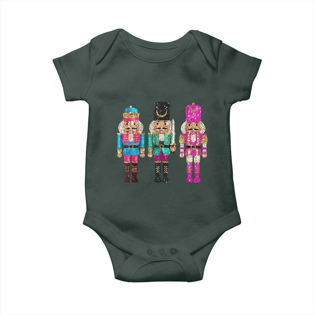 Christmas Nutcracker Baby Onesie Sequin Sparklle Festive Xmas Vintage TS02 Print Your Wear